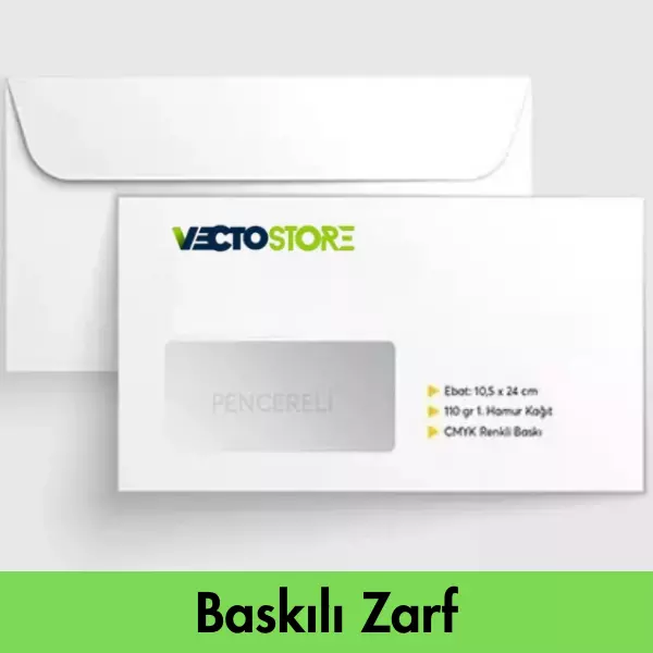 Baskılı Zarf