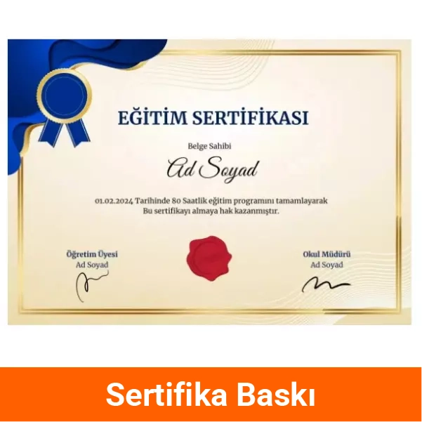 Sertifika Basımı