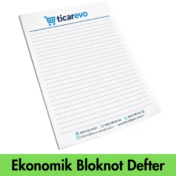 Ekonomik Bloknot Defter 