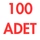 100 ADET 
