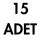 15 Adet 