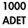 1000 ADET**