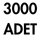 3000 ADET**
