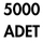 5000 ADET**