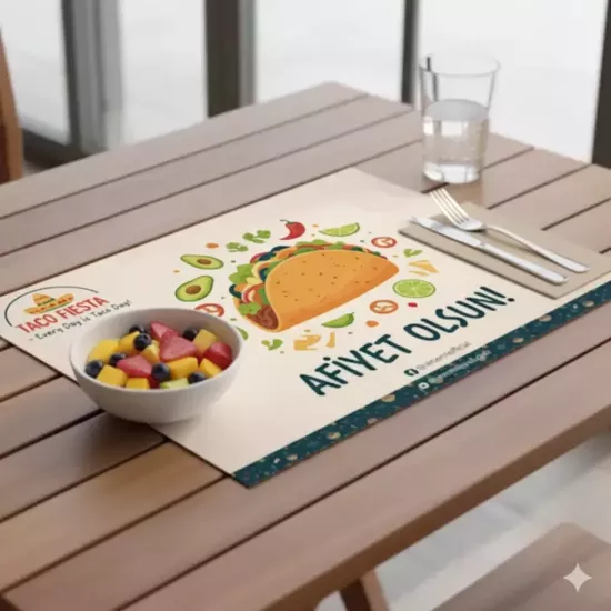 Amerikan Servis Tek Yön A3 (30x42) - Ofset - 1Kuşe / 90 Gr.