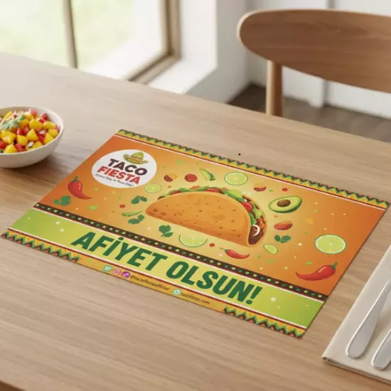 Amerikan Servis Tek Yön (27 x 39) - Ofset- Kuşe / 115 Gr.