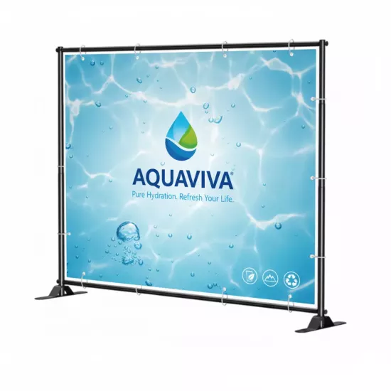 Backdrop Stand Branda baskılı SMALL 175X90-305X243 cm 