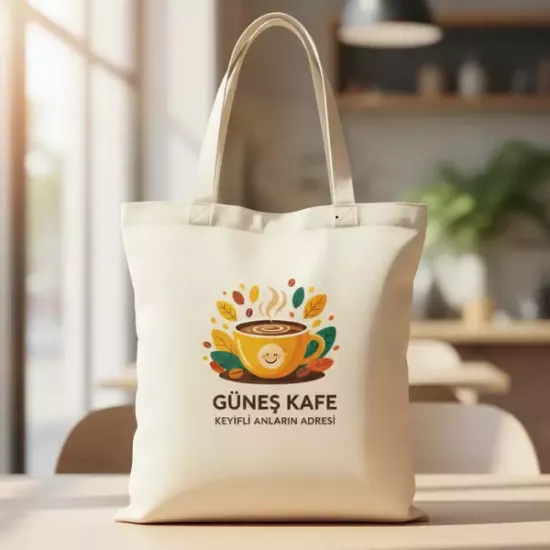 Tek Taraf Baskılı Bez Çanta 35x40 Cm
