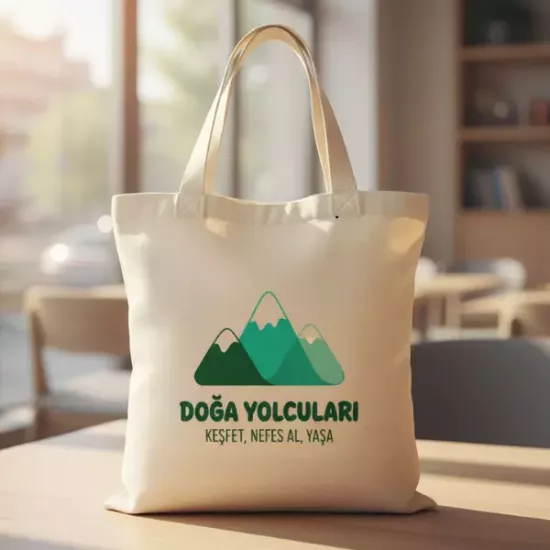 Çift Taraf Baskılı Bez Çanta 35x40 Cm (A4 Baskı Alanı)