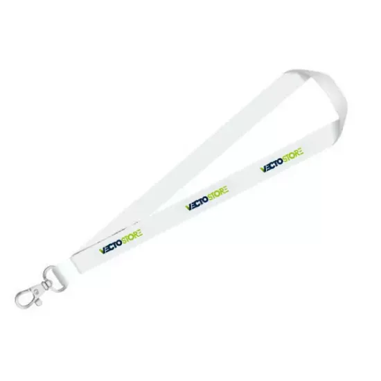 Tek Yüz Baskılı 2 Cm Saten Yaka İpi Tek Kancalı (4 Renk Baskı)