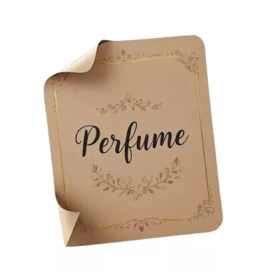 Kare Kraft Etiket Sticker 