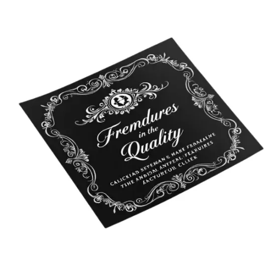 Kare Opak Etiket Sticker 