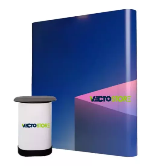 Örümcek Stand 2 Panel Düz (3x2) Baskı ve Tasarım Dahil 