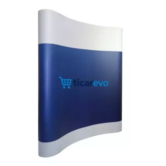 Örümcek Stand 2 Panel Oval (3x2) Baskı ve Tasarım Dahil 