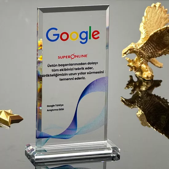 VS-P108 Kristal Cam Plaket