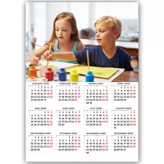 Poster Takvim  32X47 - 135gr