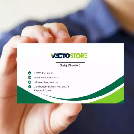 Sıvama Kartvizit 700 gr Kuşe 85x50mm