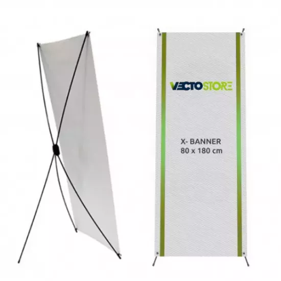 X Banner (80x180 cm) Baskı ve Tasarım Dahil 