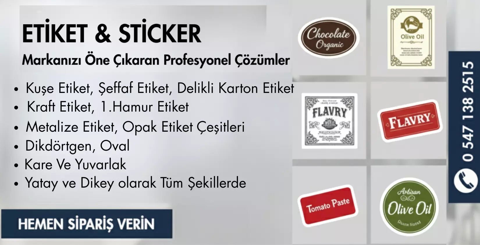 Etiket / Sticker